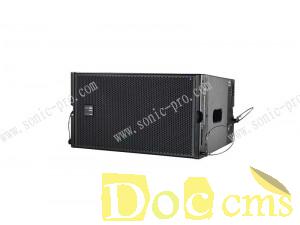 網(wǎng)絡有源線陣列單10寸音箱350W 德國SONIC